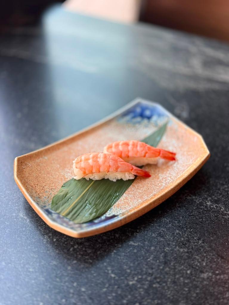 Sweet Shrimp Nigiri.