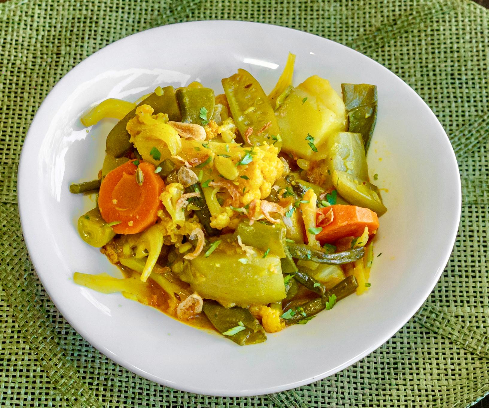 Atithi's Mixed Vegetables Bowl.