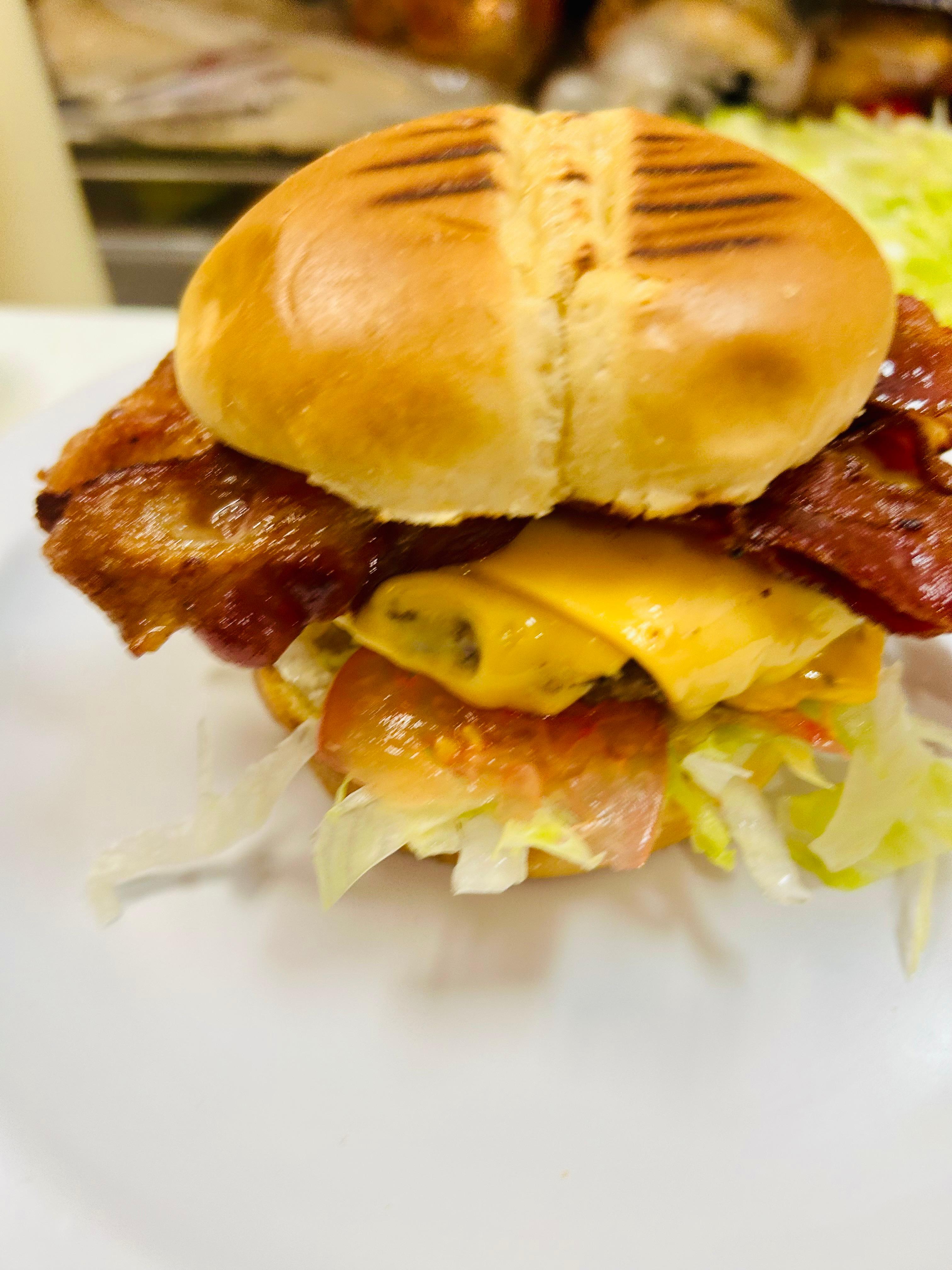 Bacon Cheese Burger.