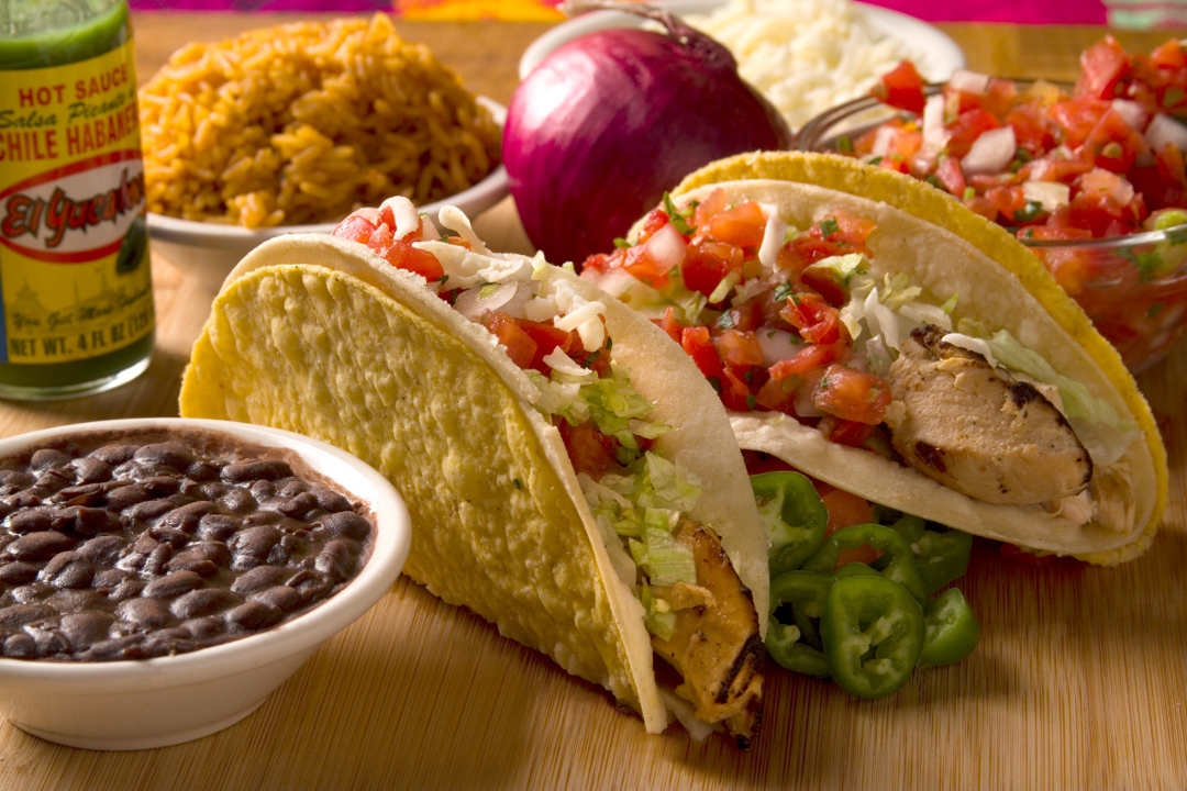 Beef Picadillo Tacos.