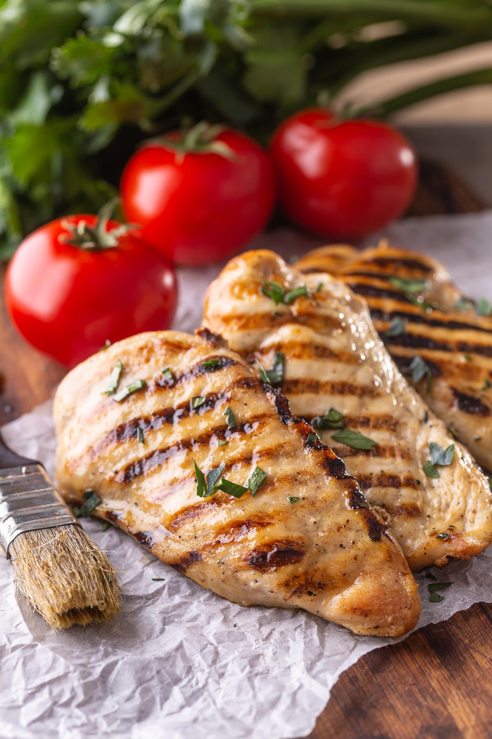 Grill Chicken Side.