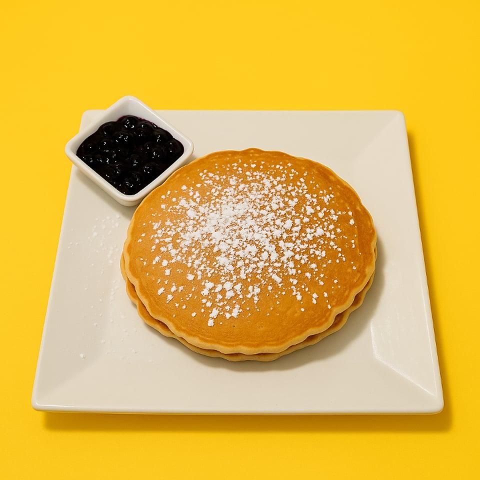 Blueberry Pancakes.