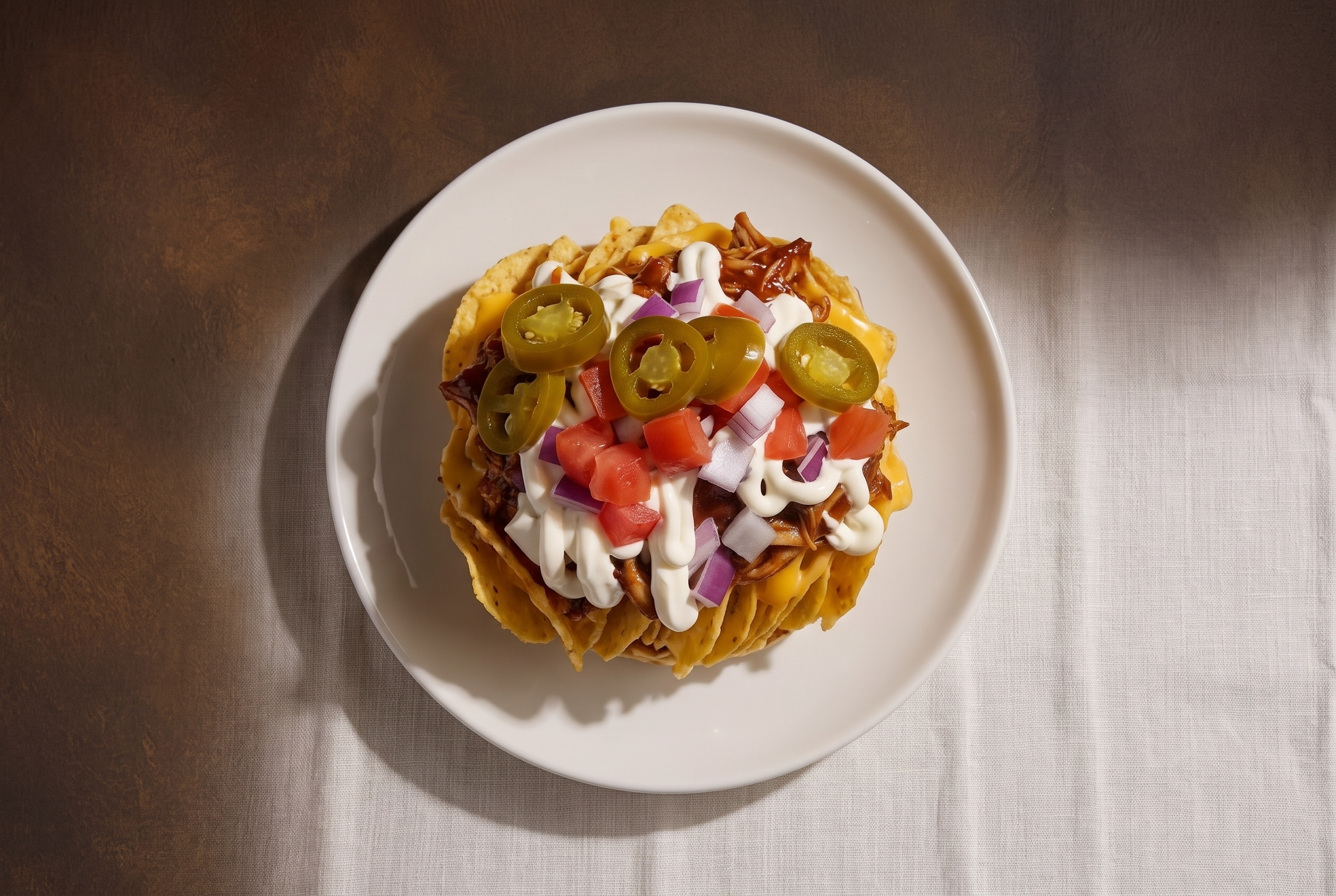 BBQ Chicken Nacho.