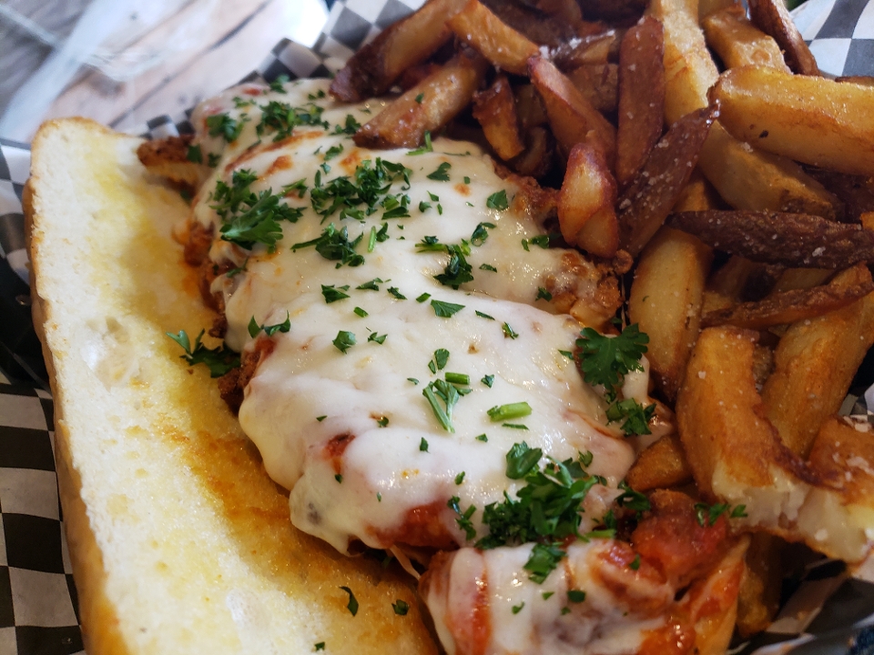 Chicken Parmesan Sandwich.