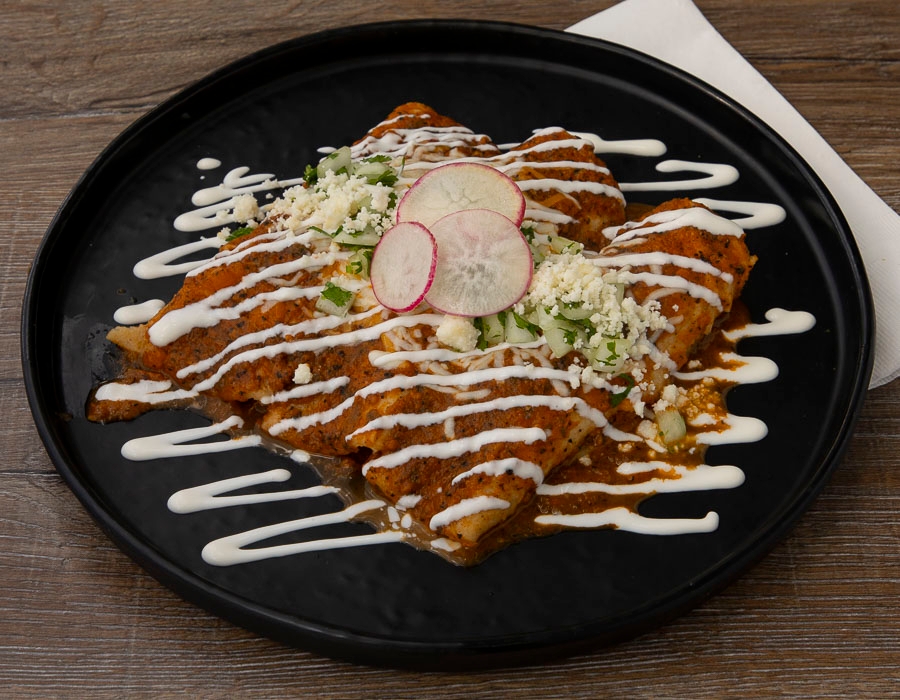 ENCHILADAS ROJAS.