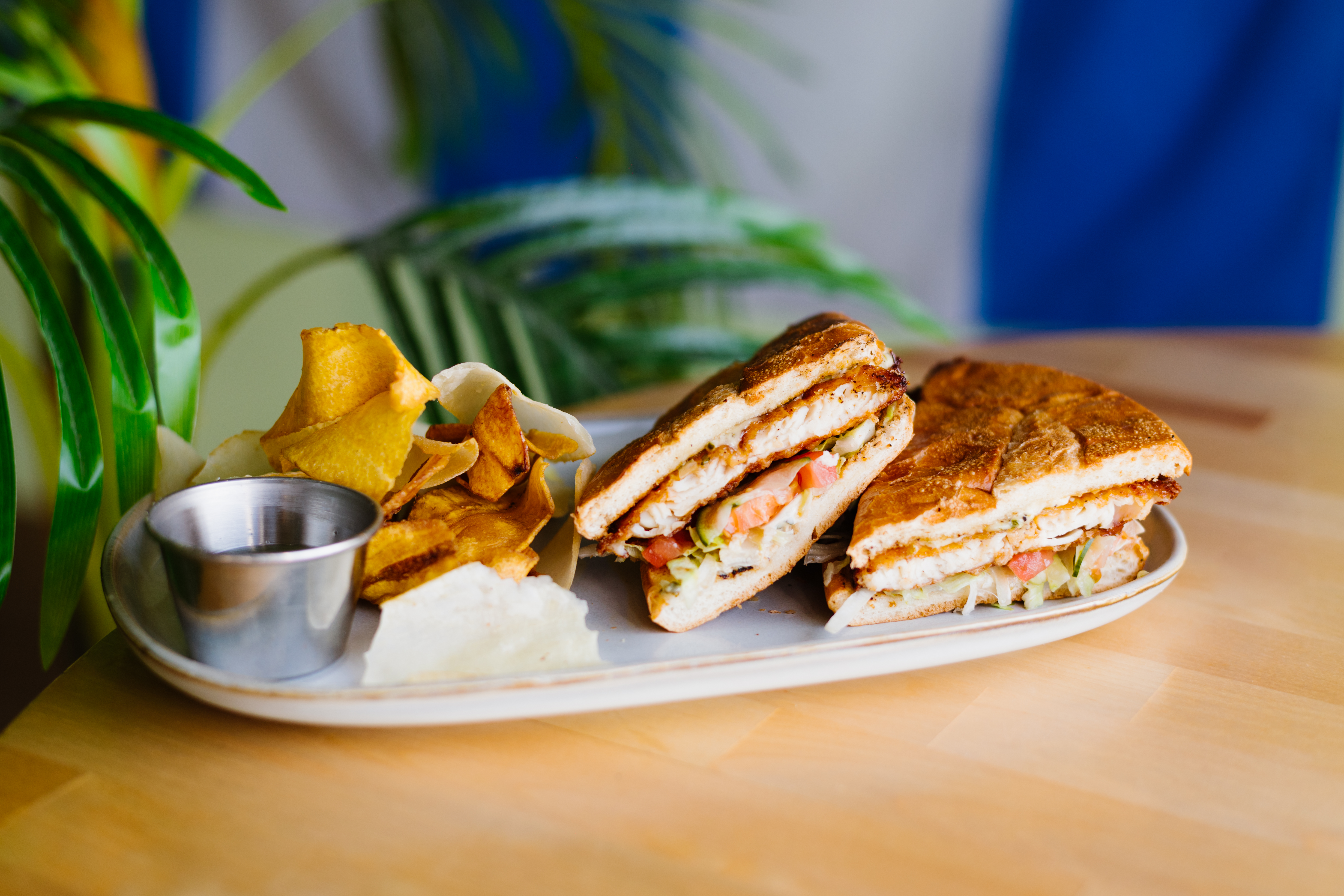 Pan Con Fish.