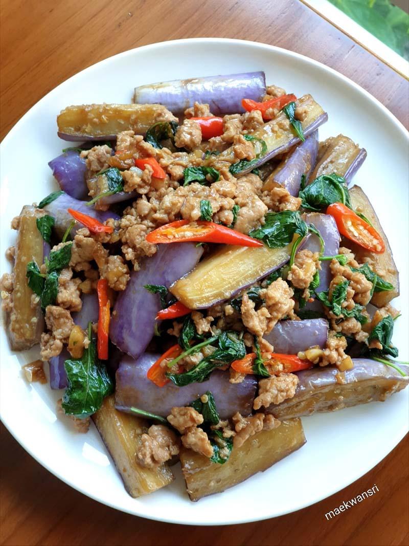 Spicy Eggplants.