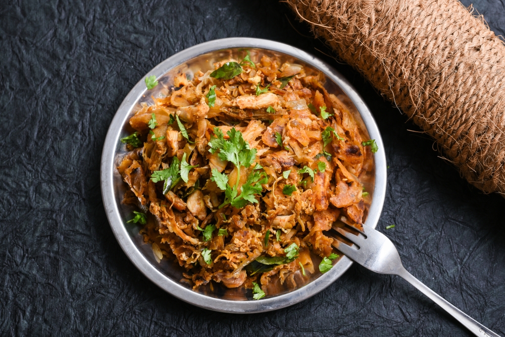 Egg Kothu Parotta.