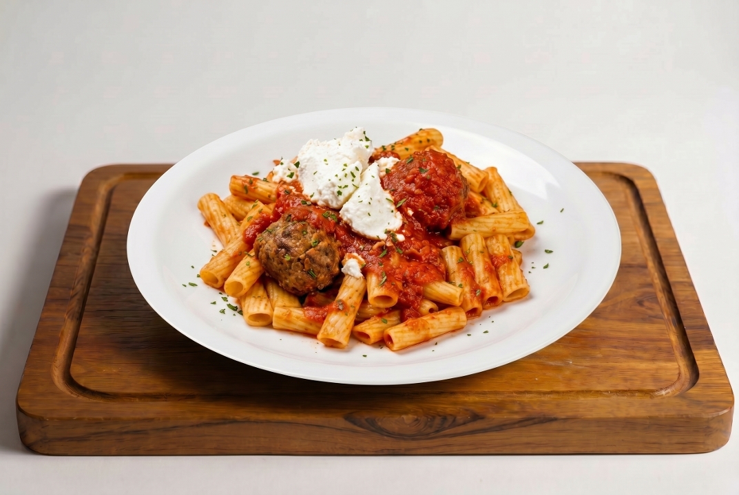 Sunday Gravy Over Rigatoni (Lunch).