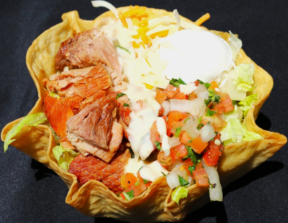 Carnitas Taco Salad.