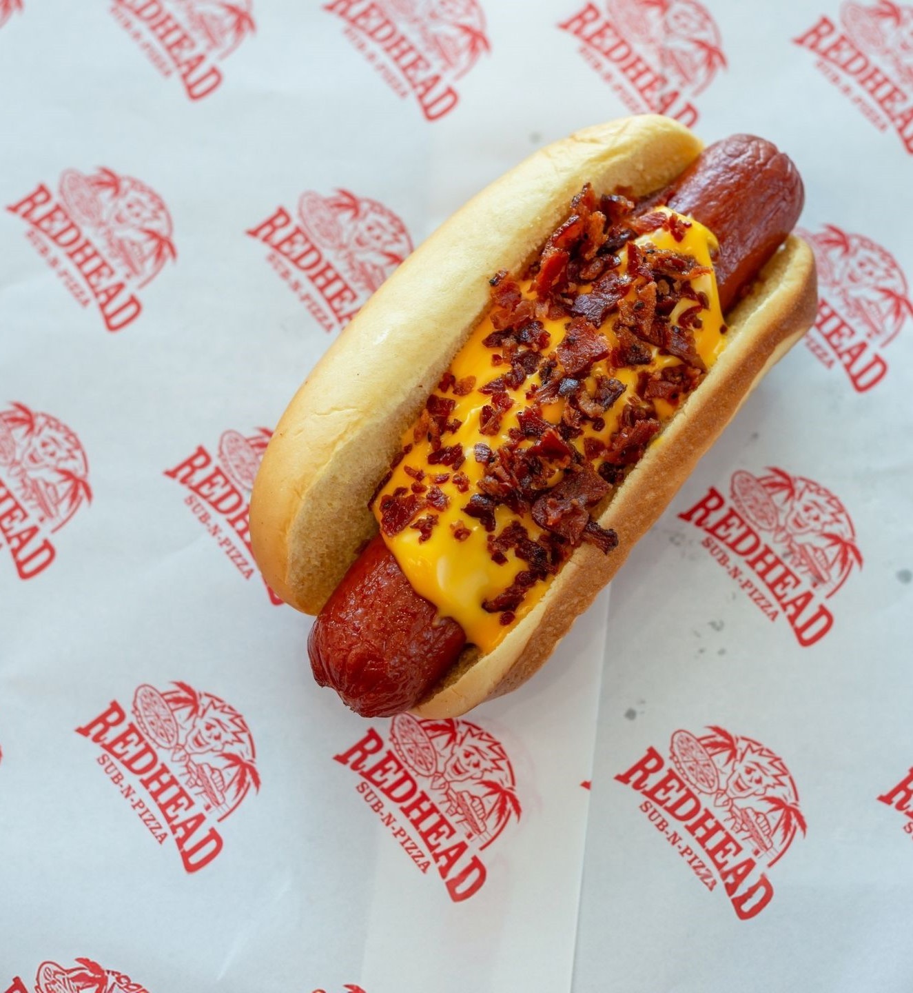 Cheesy Bacon Dog.