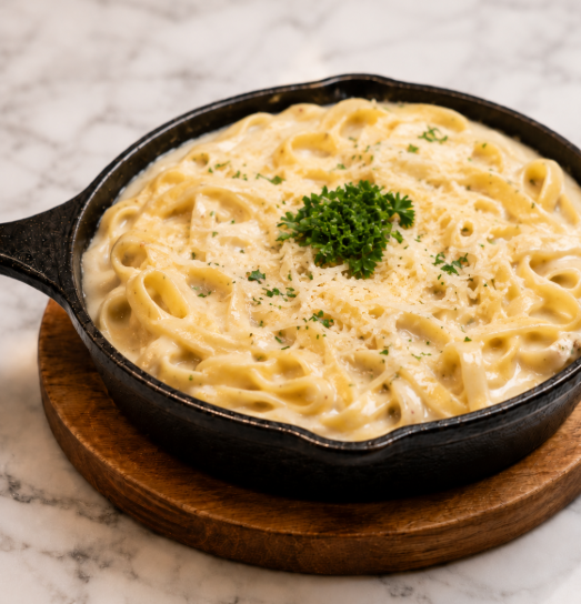 Fettuccini Alfredo Pasta.