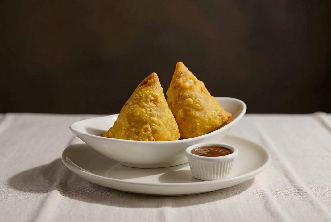 3. Vegetable Samosa.