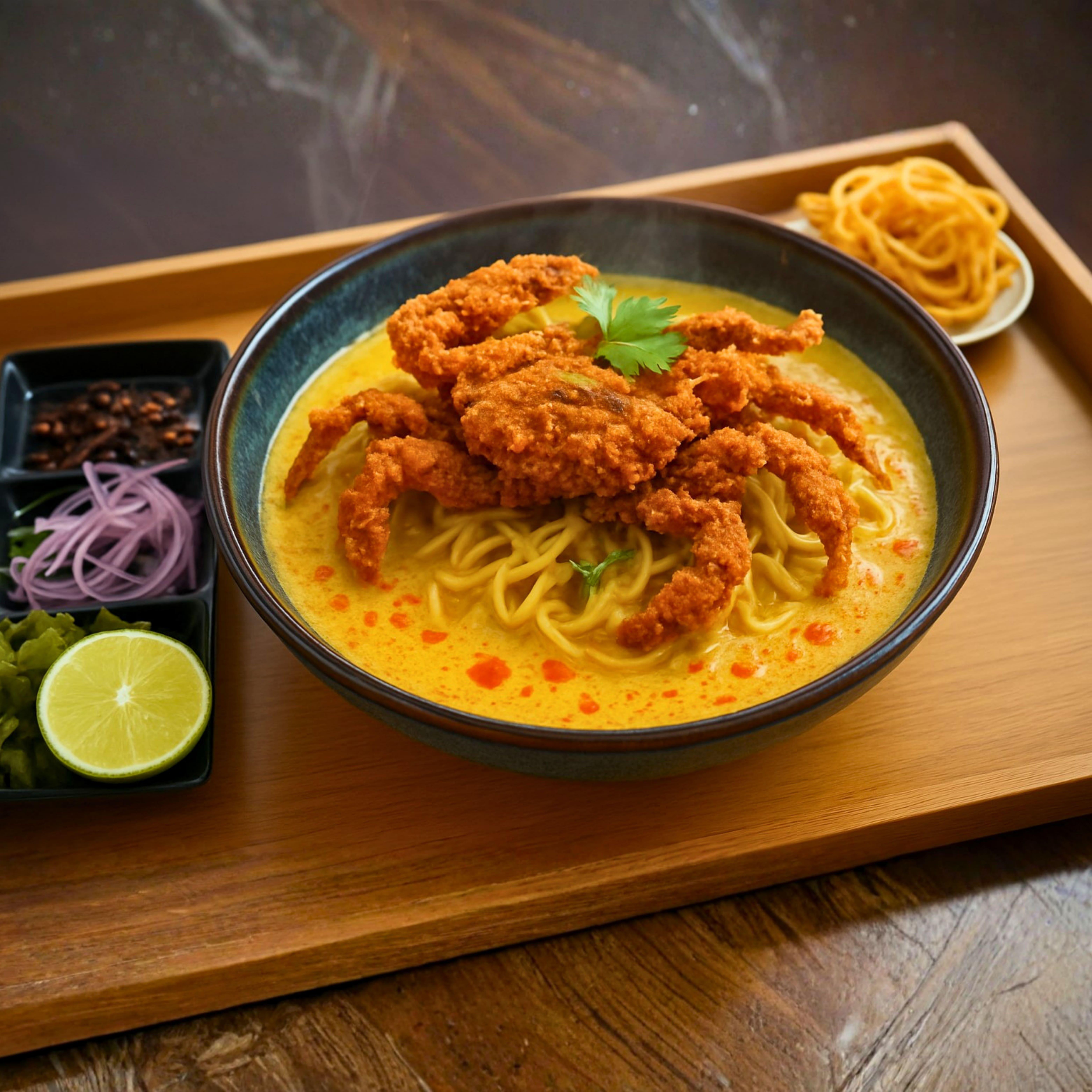 Soft Shell Crab Khao Soi.