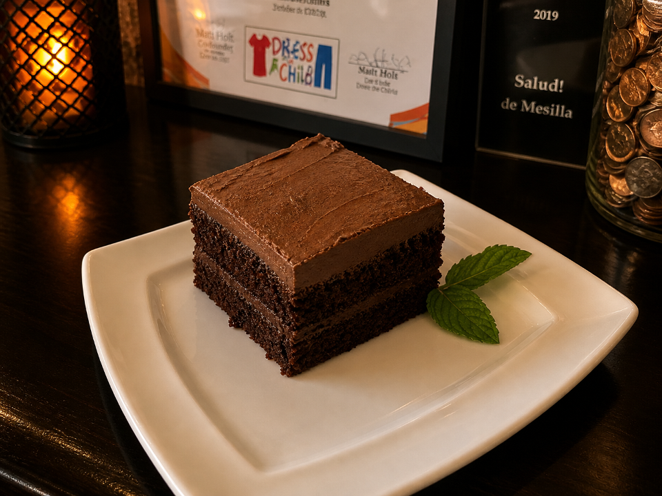 Chocolate Tres Leches Cake.