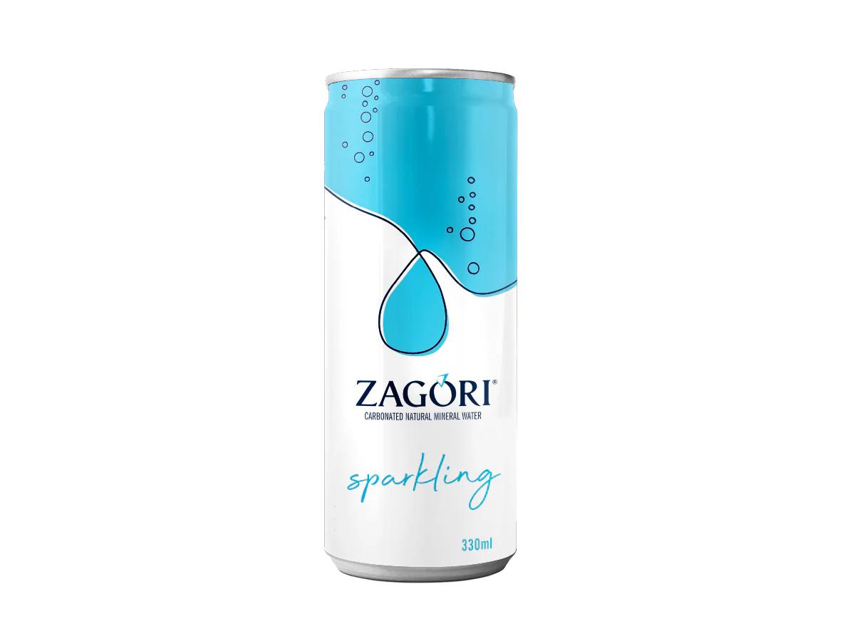 Zagori Sparkling Natural Water 330 ML.