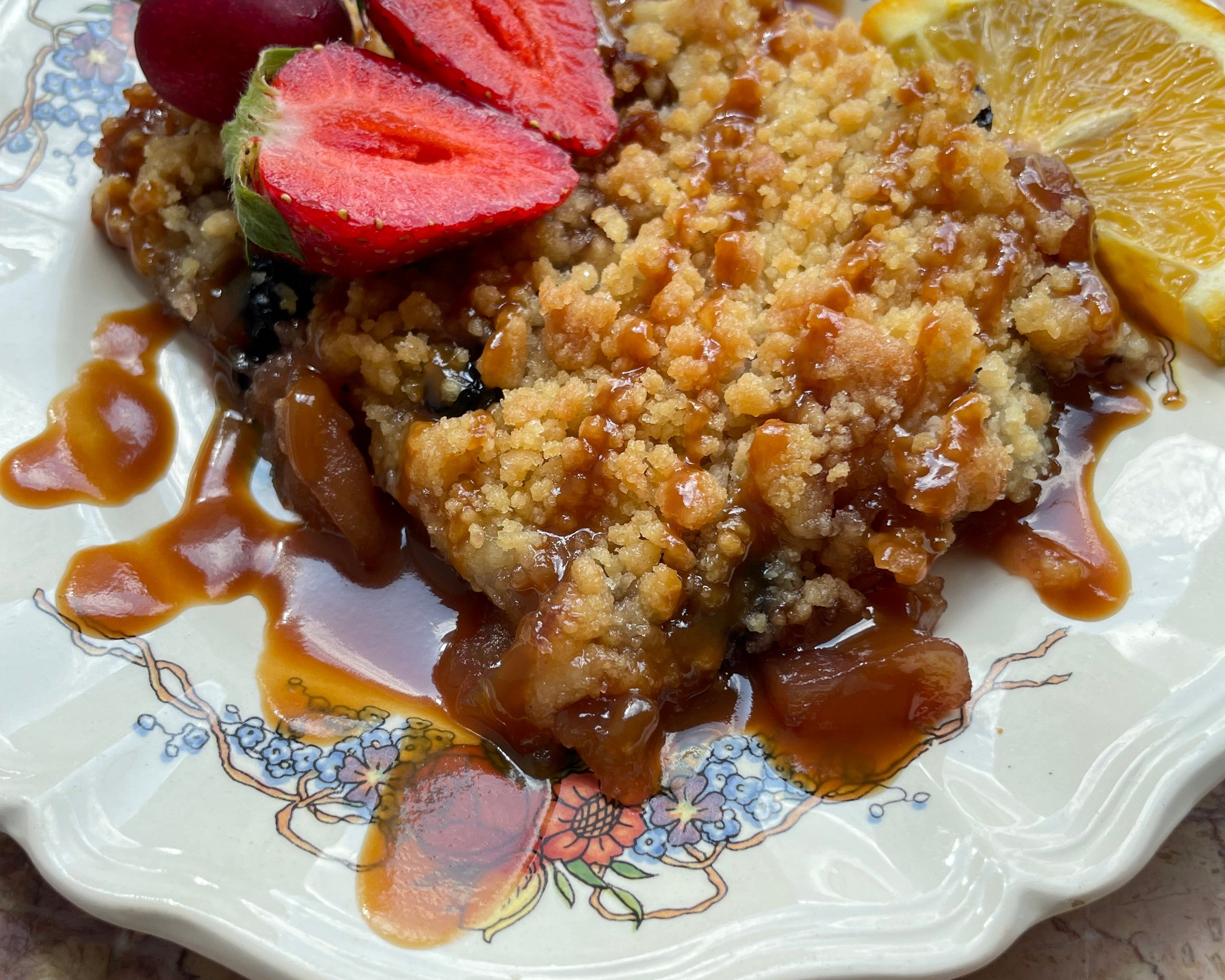 🫐 Crumble pommes-myrtilles