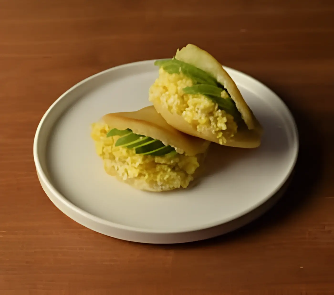 Egg, Cheese, and Avocado Arepas.