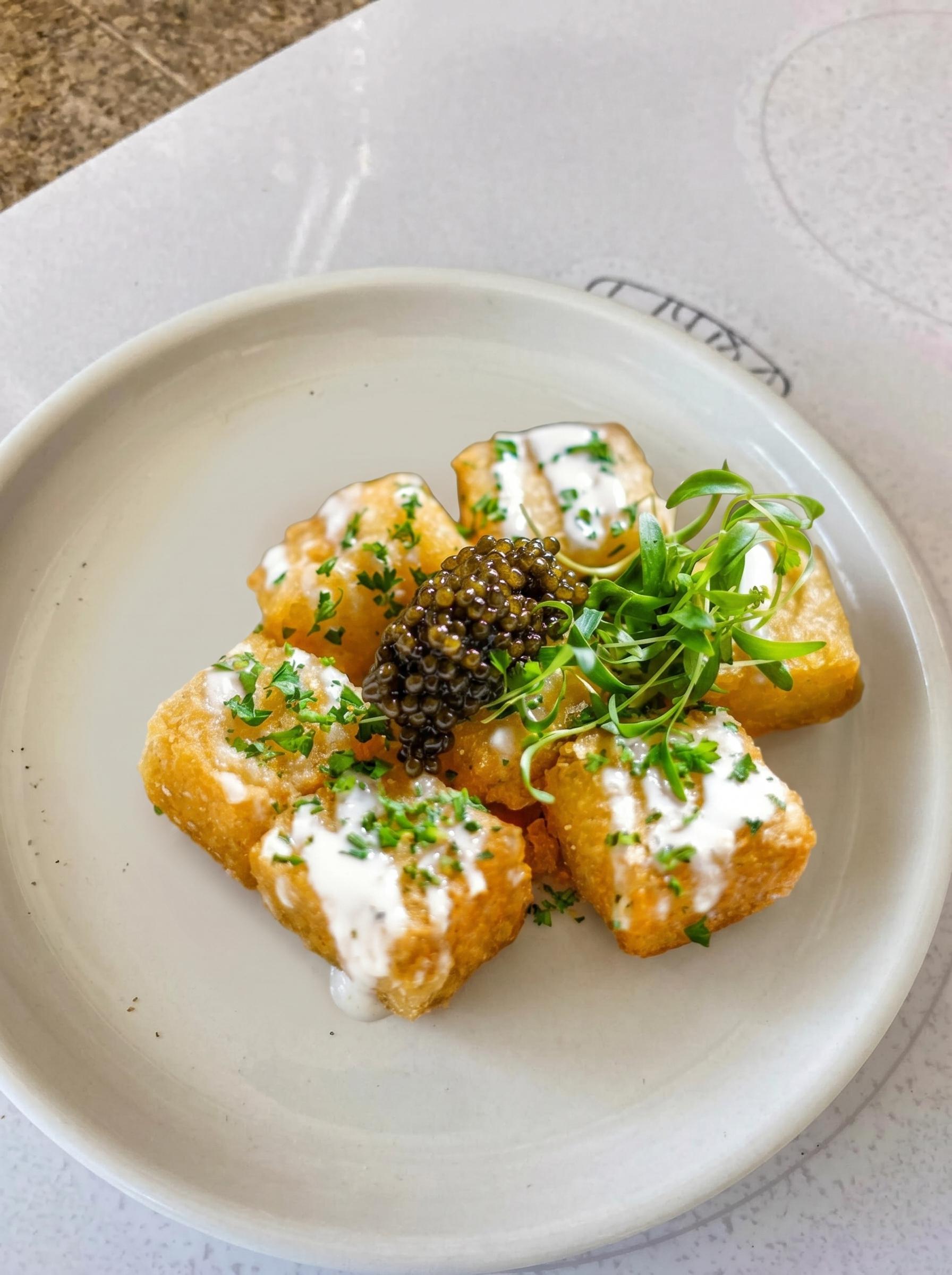 Caviar & Tots.