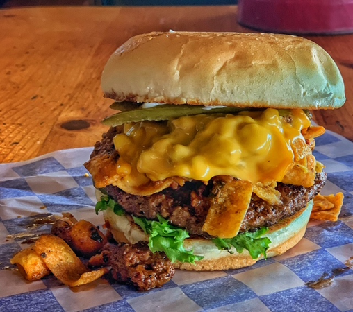 Frito Pie Burger.