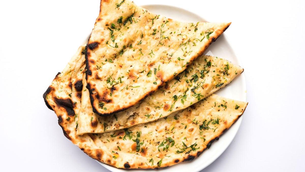Paneer Stuffed Naan.