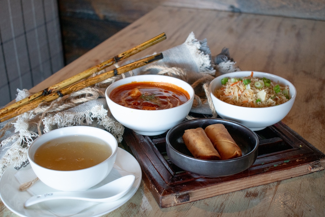 Paneer Makhani (Indian lunch).