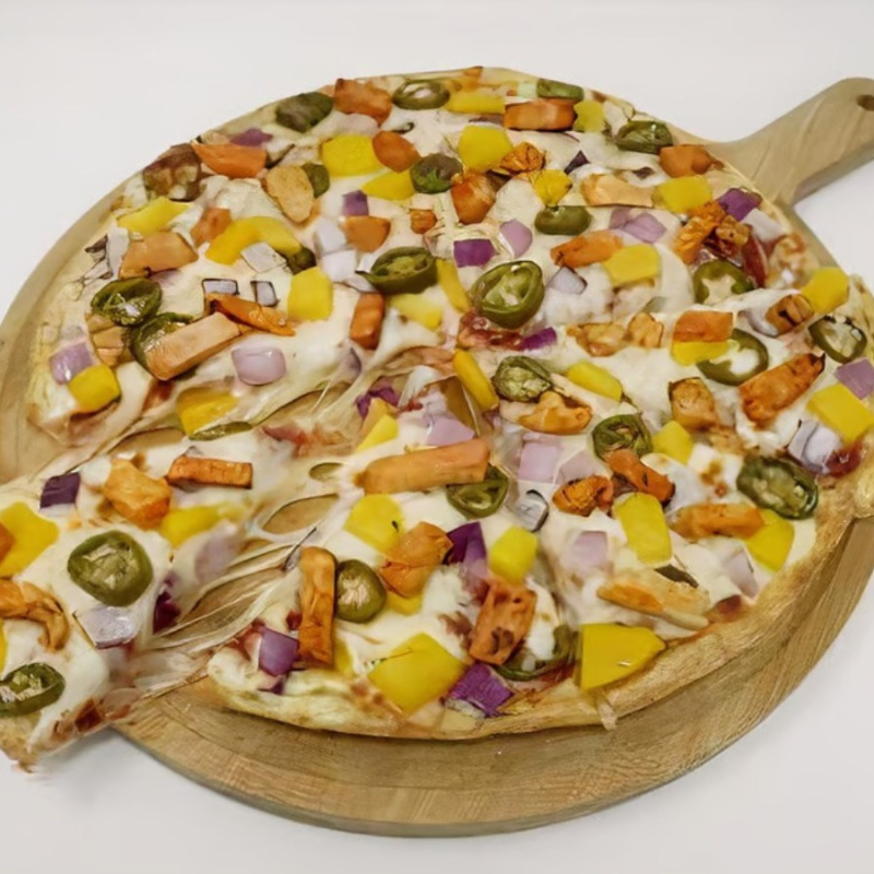 Deep Pan Mango Habanero Pizza.