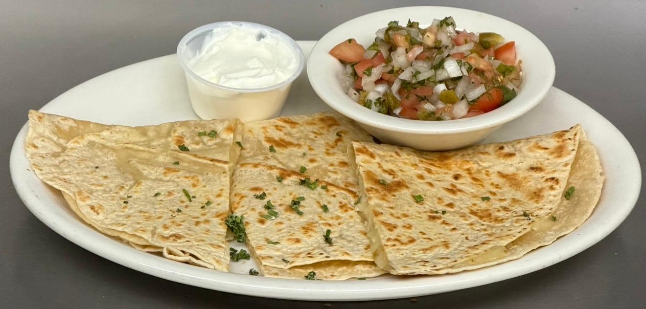 Cheese Quesadilla.