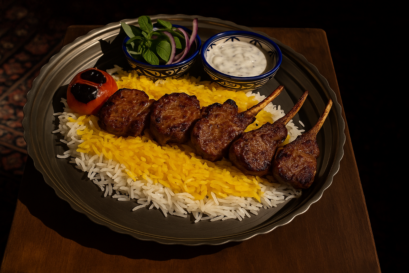 Lamb Chops (شیشلیک کباب).