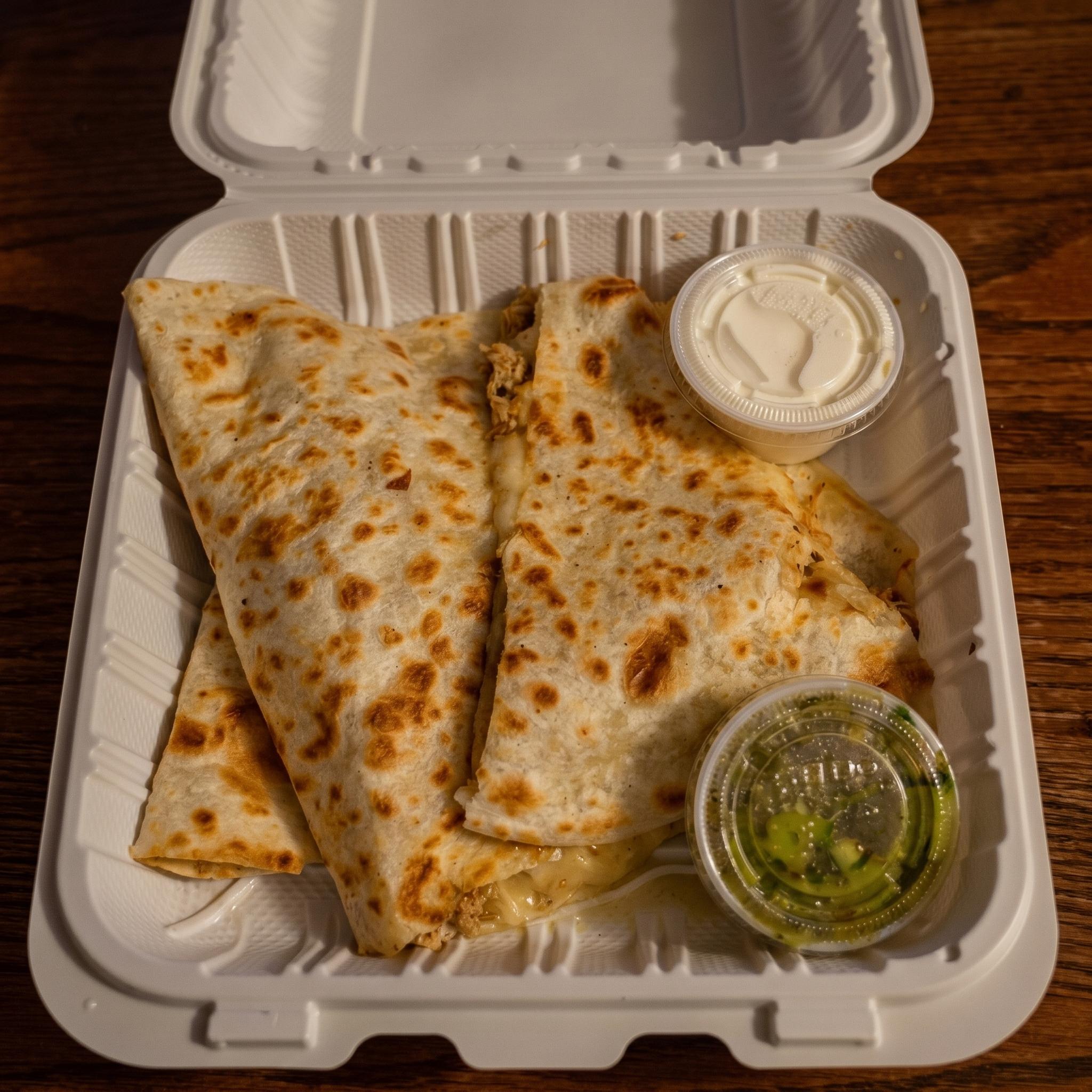 Meat Quesadilla.