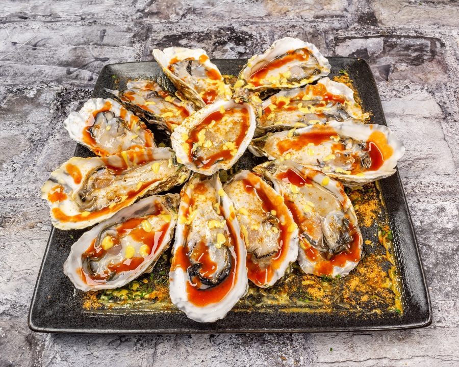 Steamed Oysters (1 Dozen).