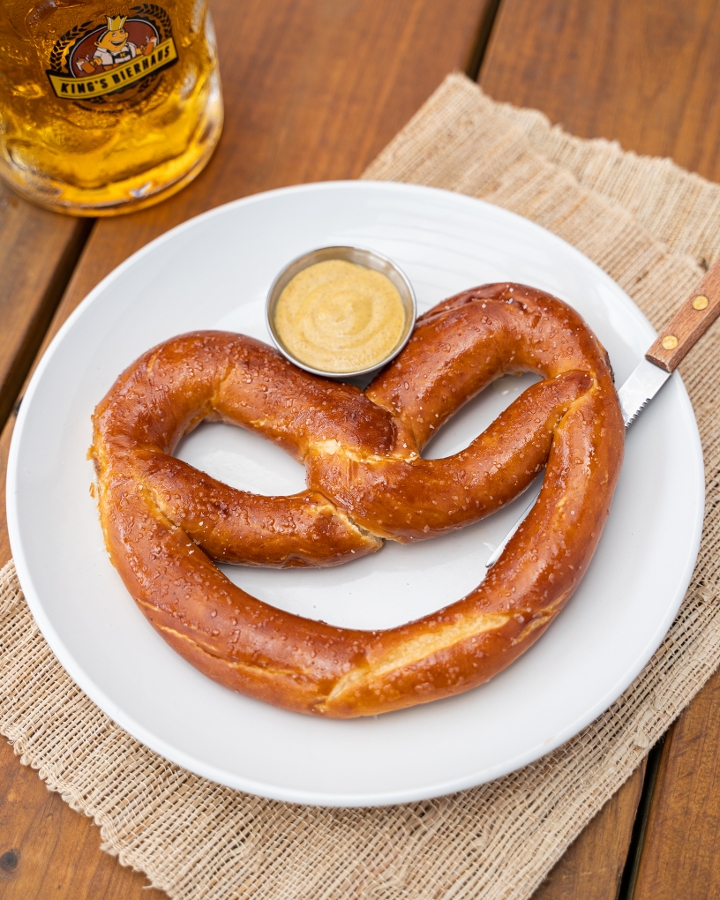 Giant Beer Pretzel.