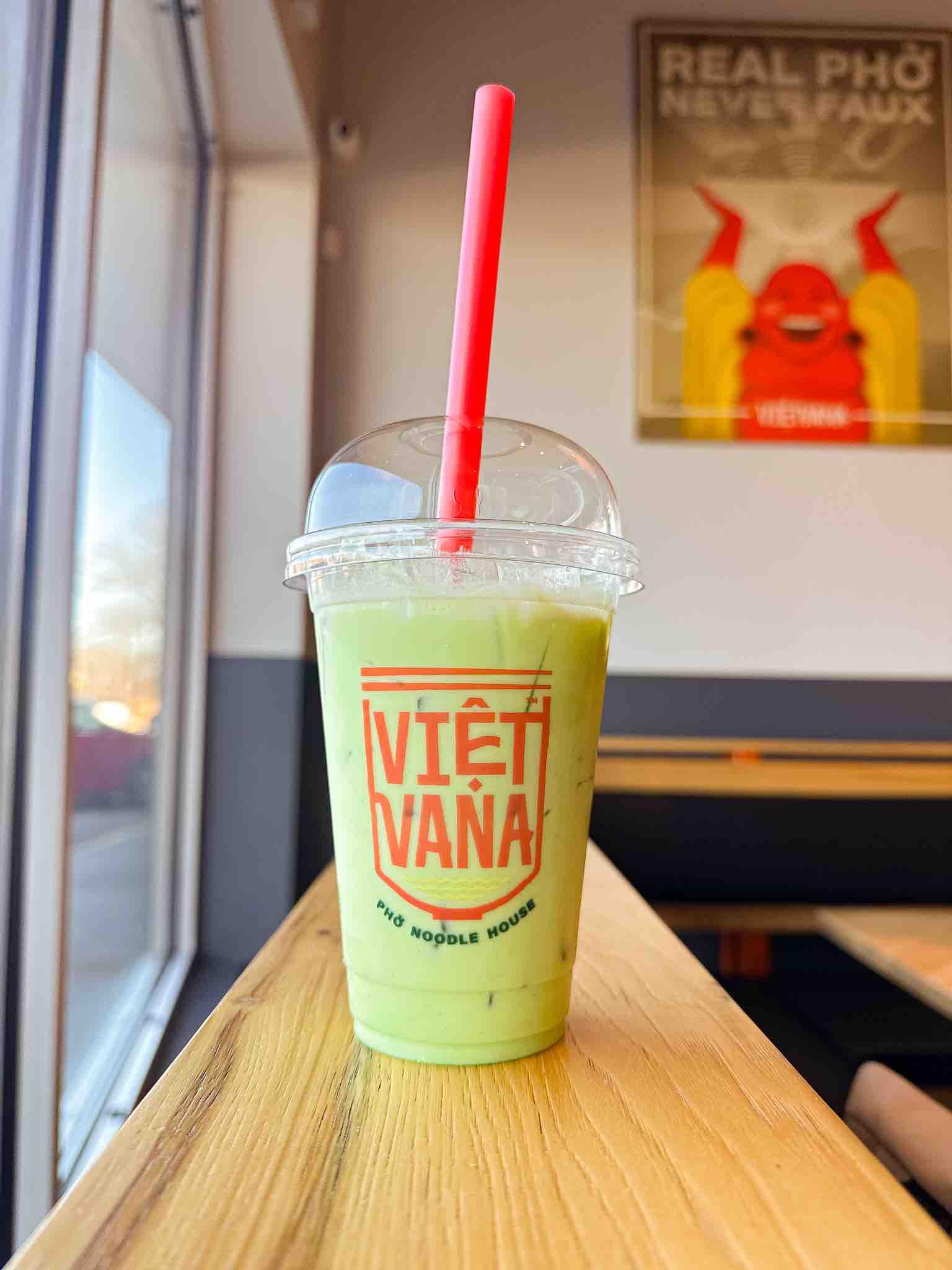 Honeydew Milk Tea.