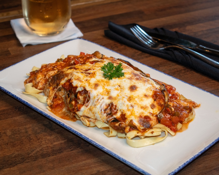 Eggplant Parm.