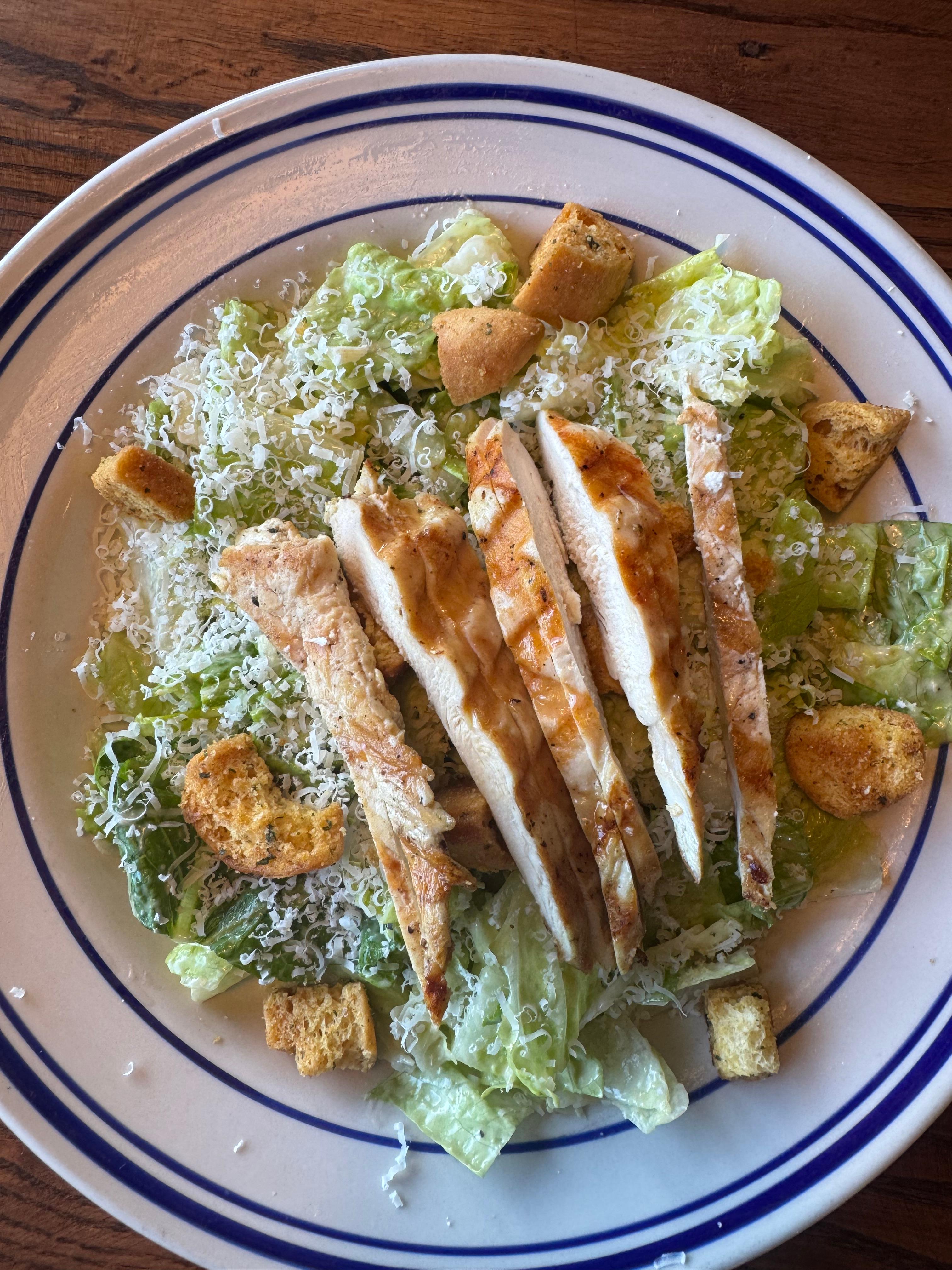 Grilled Chicken Caesar.
