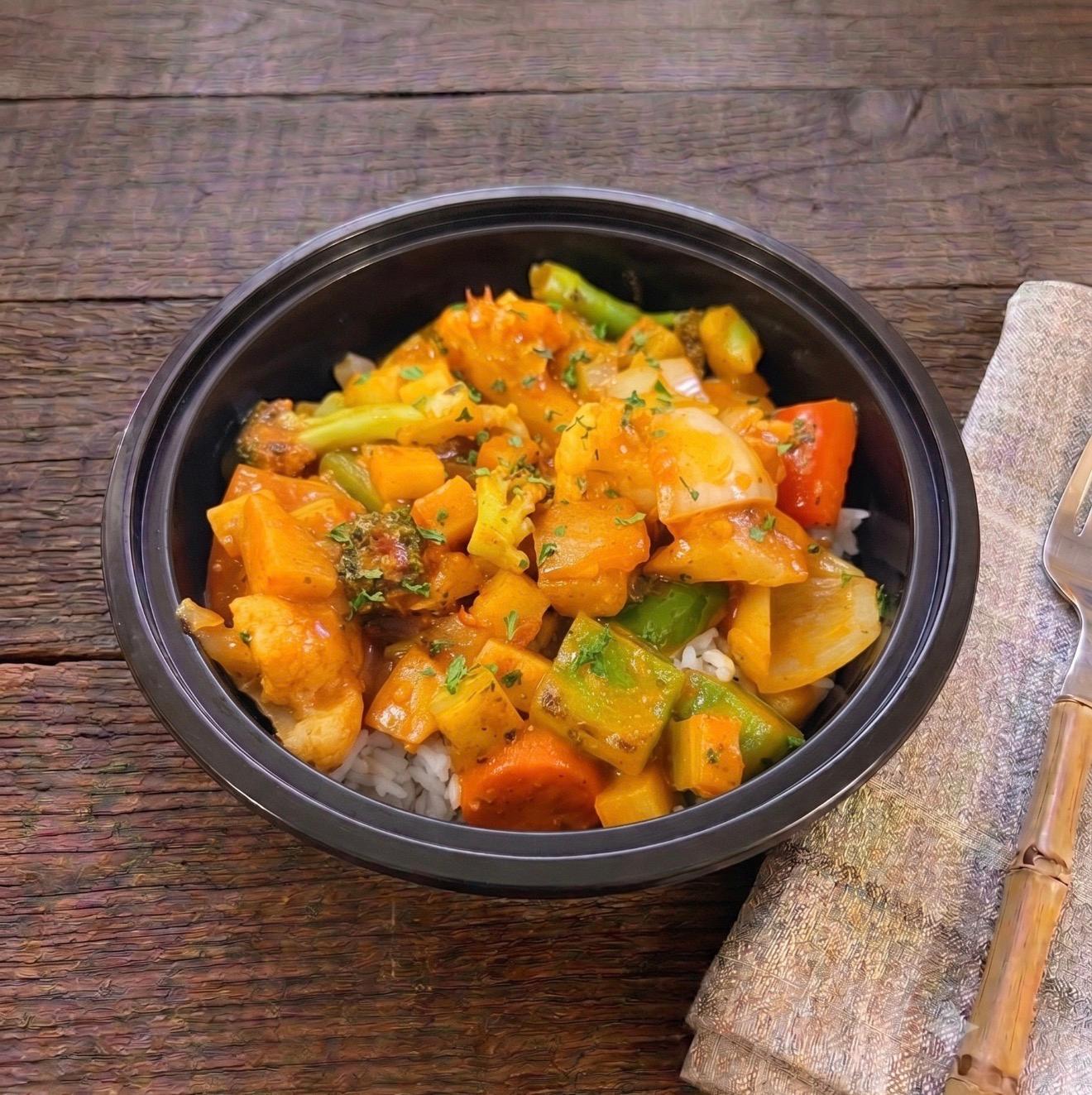 Tikka Veggie Bowl.