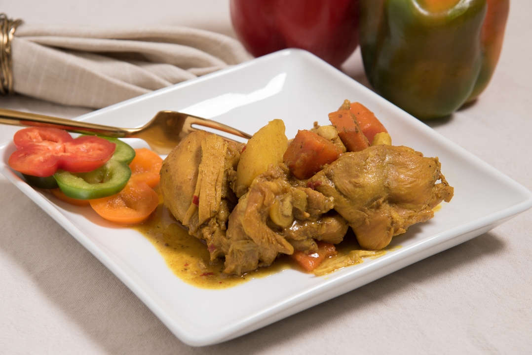 Side of Curried Chicken.