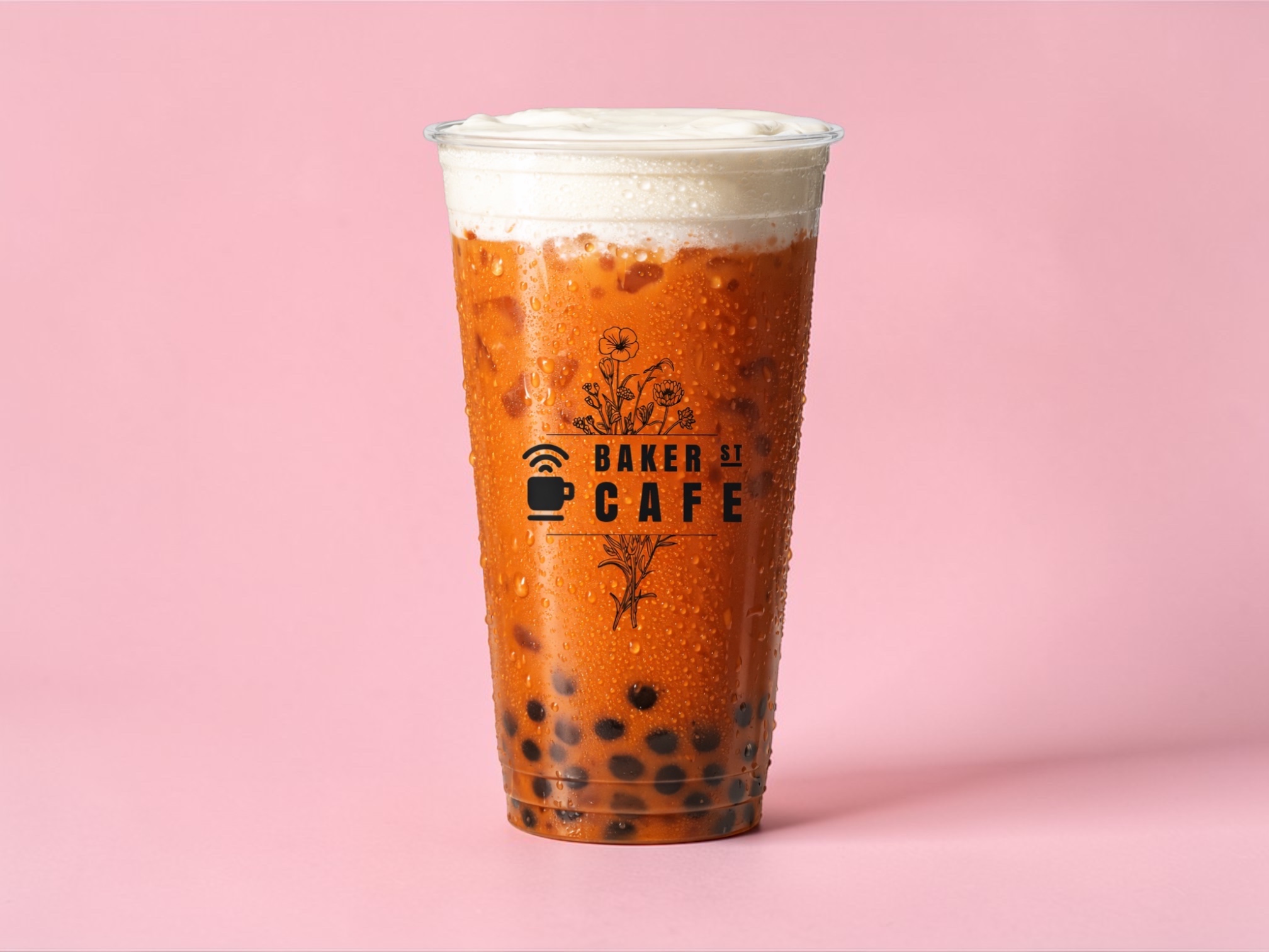 Cha Dtai (Southern Thai Tea) Boba.