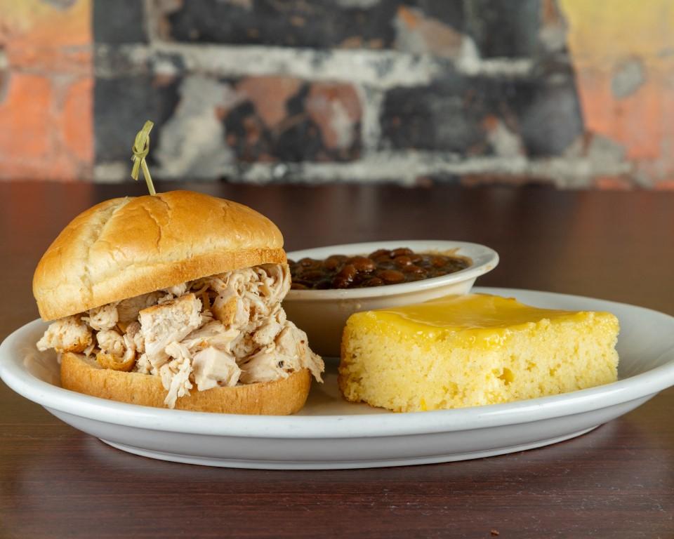 Smoked Chicken Sandwich Combo.