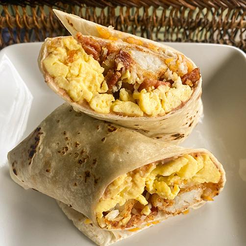 Breakfast burrito.