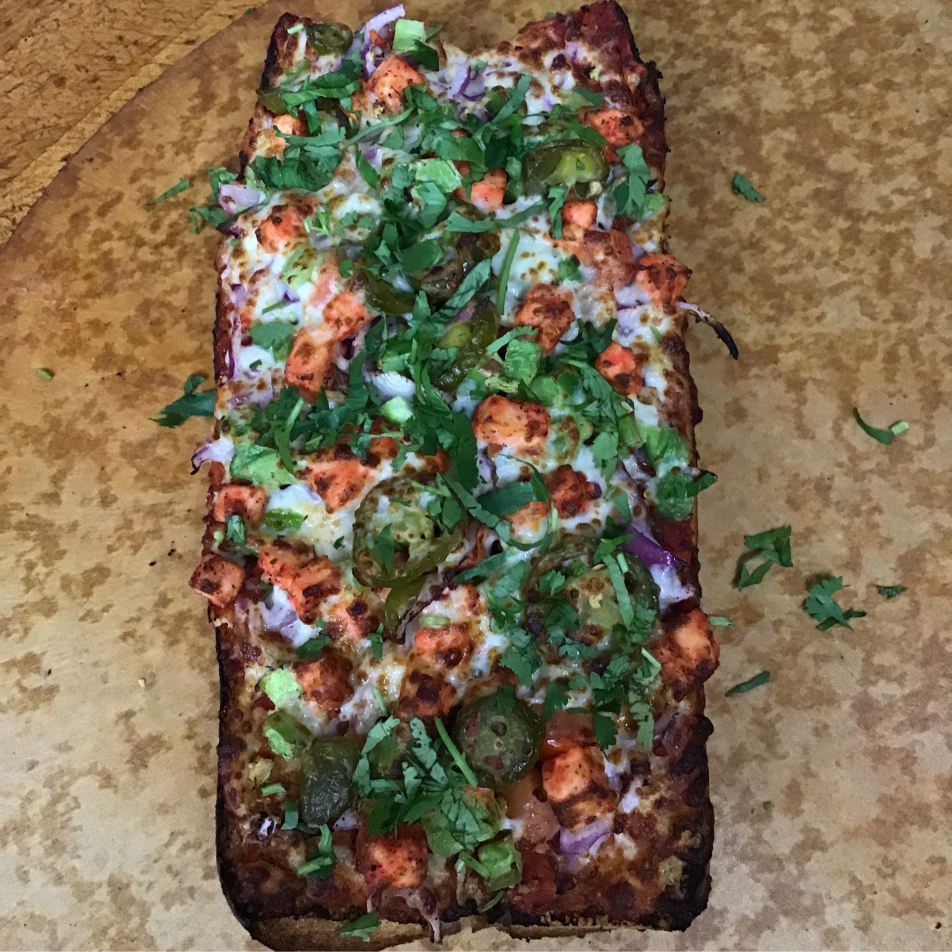 East Indian-Style Paneer Veggie Sub.