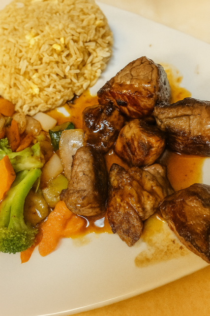 Hibachi Filet Mignon.