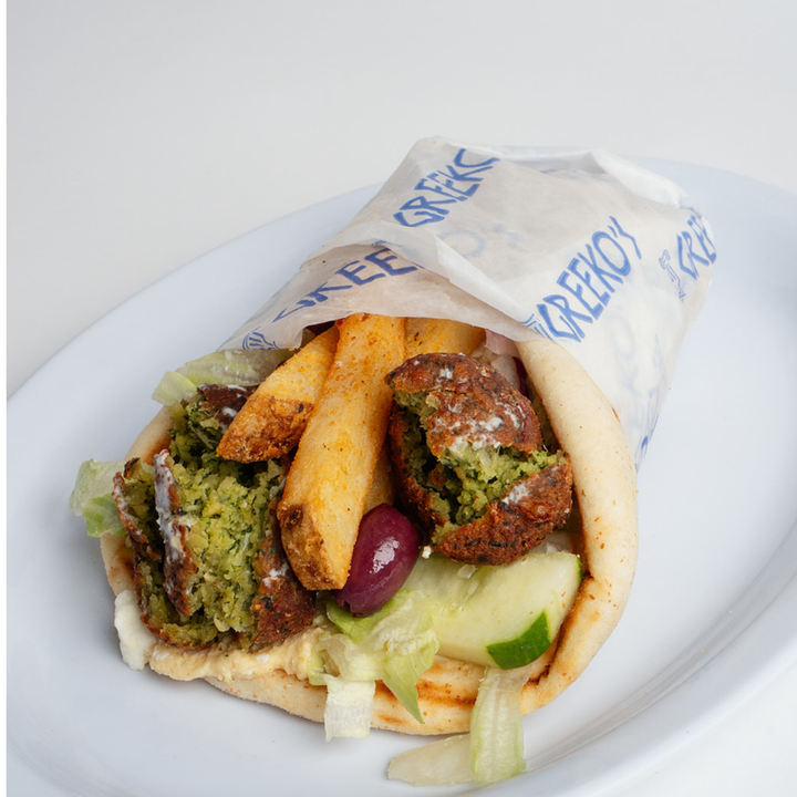 Giant Falafel Pita.