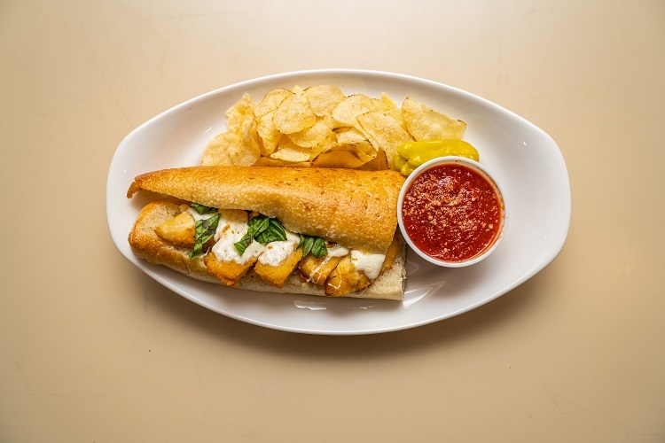 Chicken Parmesan Sub.