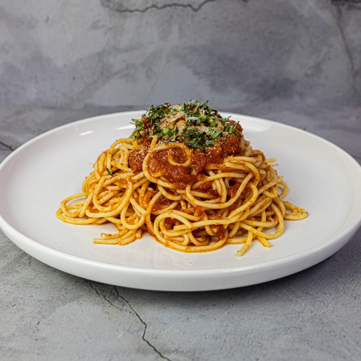 Spaghetti w/Marinara.