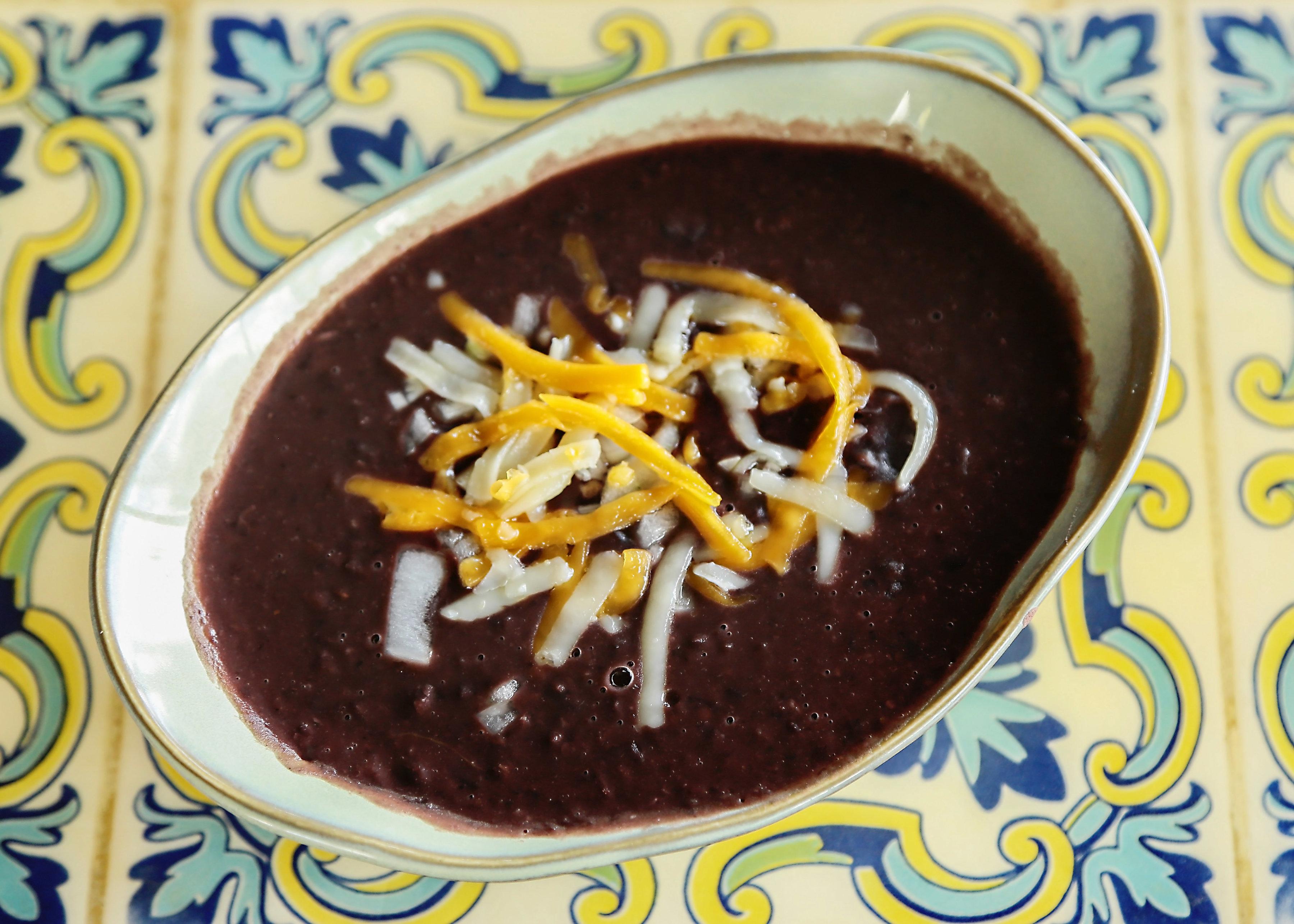 BLACK BEAN SOUP BOWL.