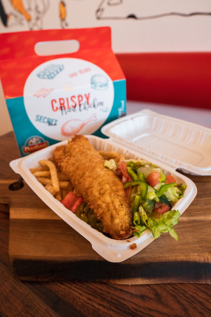 Fish & Chips + Soda.
