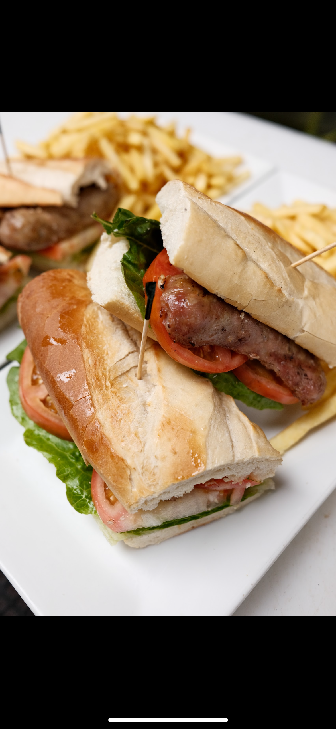 Choripan Sandwich.