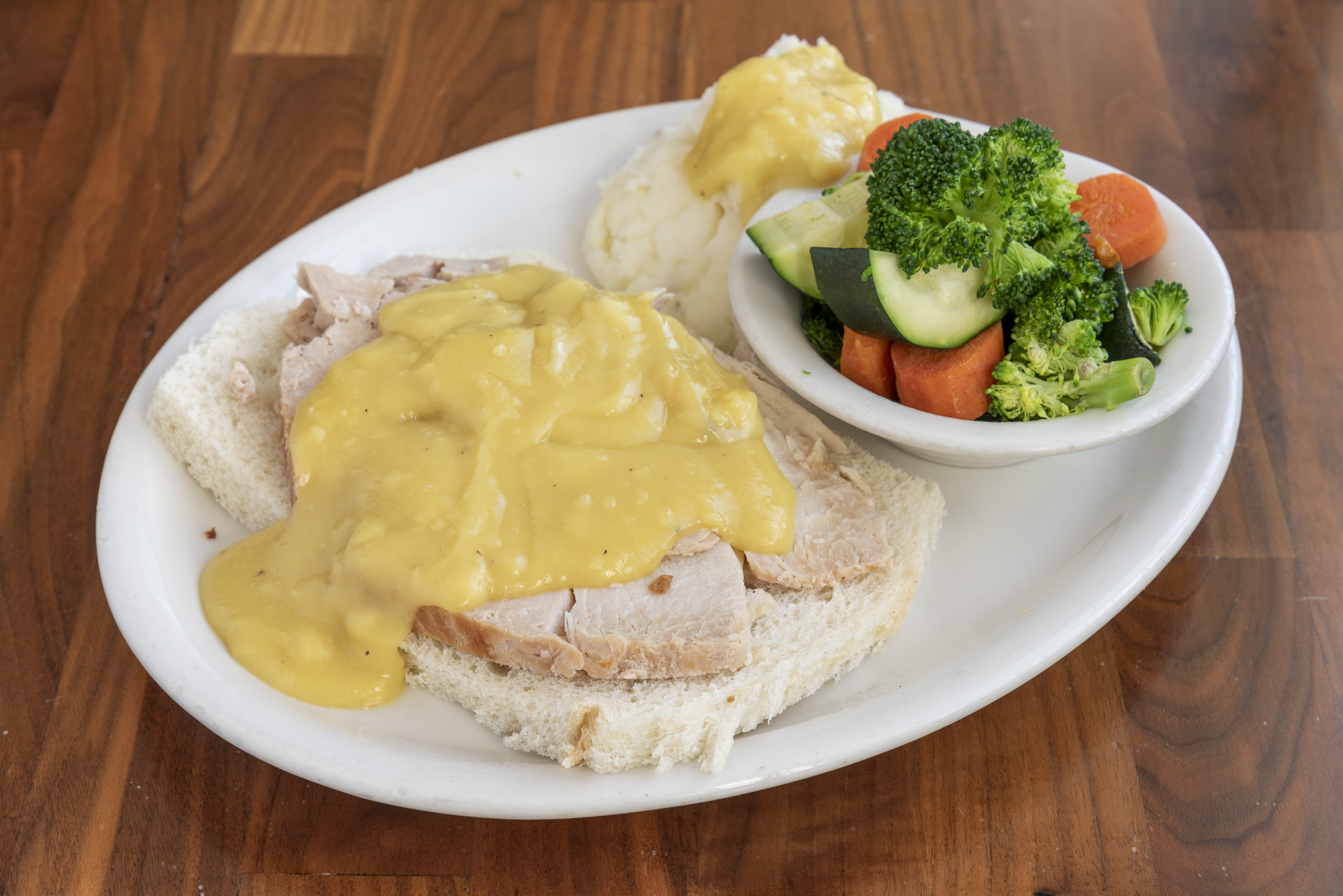 Hot Turkey Sandwich.