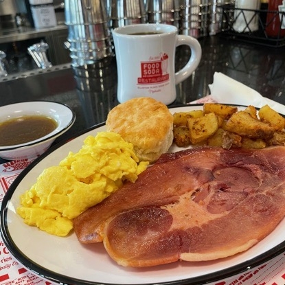 #5 TN Country Ham Breakfast Meal.
